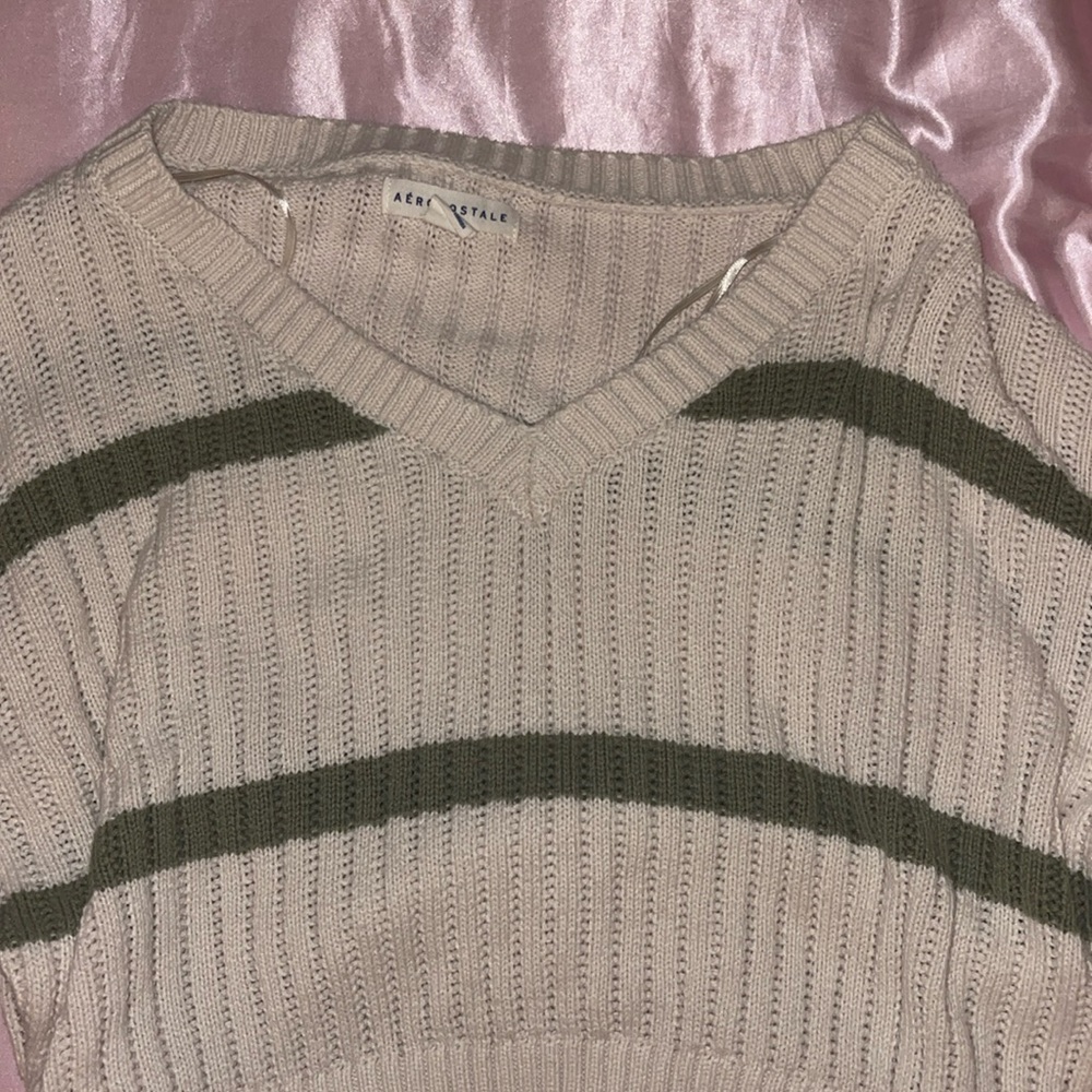 Aeropostale Knit Striped Sweater